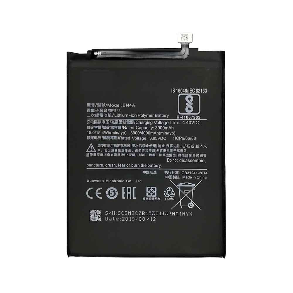 Batería para Mi-CC9-Pro/xiaomi-BN4A